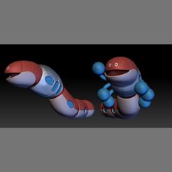 OrthwormPokemon-Orthworm.jpg Archivo STL Pokemon Ortiga・Diseño de impresión en 3D para descargar