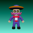 1.png sugar skull mariachi from stumble guys for the halloween