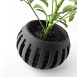 misprint-8668.jpg The Amada Planter Pot with Drainage | Tray & Stand Included | Modern and Unique Home Decor for Plants and Succulents  | STL File