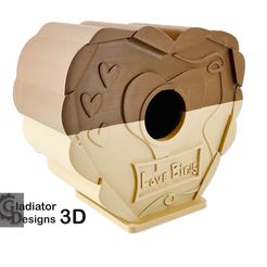 832B3FD5-50C1-4B6C-AC35-A2816F2F4C78.jpeg 3D file Love Bird Birdhouse V2・3D print design to download, GladiatorDesigns3D
