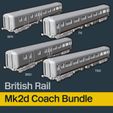 British-Rail-Mk2D-Coach-Bundle.jpg BRITISH RAIL MK2D COACH BUNDLE - BSO FK TSO BFK