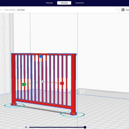 Archivo STL railing 5 🏰 ・Modelo para descargar y imprimir en 3D・Cults