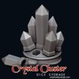 ess Crystal DICE STORAGE ARSMORIENDI3D.COM Crystal Cluster - Dice Storage