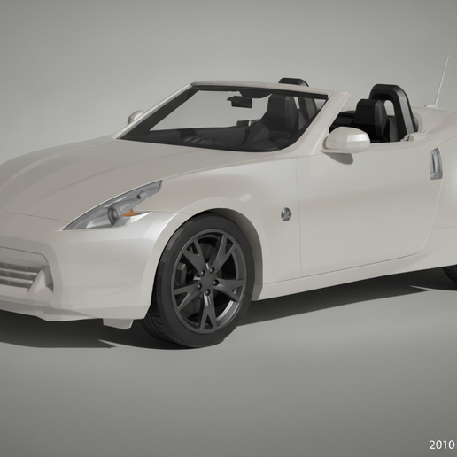 Nissan 370Z Roadster 2010 STL 3D Print Model