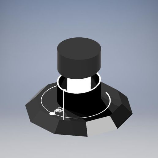 Modern lamp - 3D model önizlemesi