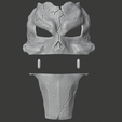 deaths mask 4.png STL-Datei Deaths Mask Darksiders The Executioner kostenlos・3D-Druck-Modell zum herunterladen