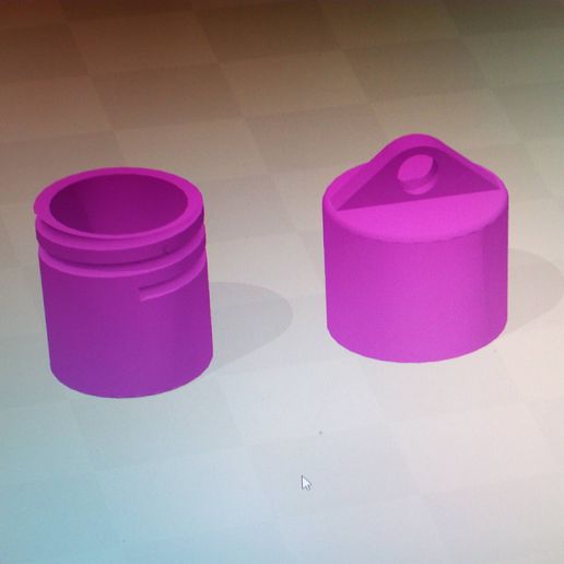 drip keychain holder - 3D model önizlemesi