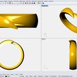 2.jpg STL file WEDDING RING - 001・3D printing template to download