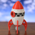 2.png Cartoon Rocket - No painting required