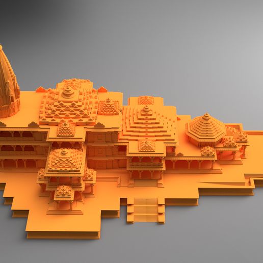 Full_combined_Ram_Temple_HQ_Base_250mm-v3.jpg Ayodhya Ram Temple - NO SUPPORTS REQUIRED!