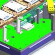 000002-2.jpg Automatic Li-Battery Mobile Battery Sticker Labeling Machine 3D CAD Model