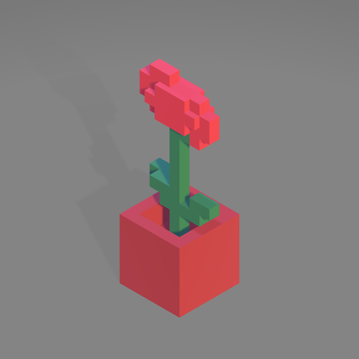 💐 FLOR MINECRAFT・ STL File for ・Cults