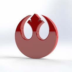 Proyecto sin título 2.jpg Fichier STL gratuit Logo Stars Wars REBELS・Modèle pour impression 3D à télécharger