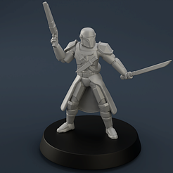 My-project-1-2023-03-21T225330.795.png Archivo STL STAR WARS LEGION: Líder de Escuadra Neo Cruzado Mandaloriano・Modelo para descargar y imprimir en 3D
