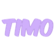 TIMO.STL Tim Timo Timon LED illuminated letters 3 names