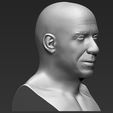 9.jpg Vin Diesel bust ready for full color 3D printing