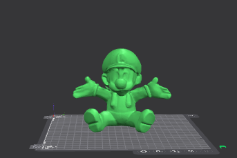 Luigi Mario Bros 3D model
