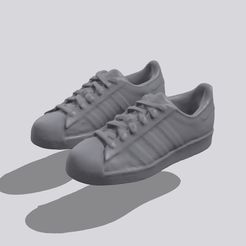 2023-05-25-16.10.19.jpg Fichier STL gratuit Adidas Originals Superstar・Modèle pour imprimante 3D à télécharger