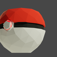 2.png Lowpoly And Normal Version of Pokeball penstand / Vase Collection