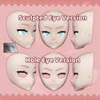 mona-kig-2.png Clamshell Kigurumi [v2]: Mona Cosplay Head Shell