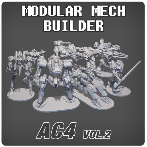 🤖 MMB AC4 Vol 2・ 3D File for 3D printing・Cults