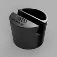 kia.png Car cup phone  holders with Car logos and small storage  for car cup holders or desk use