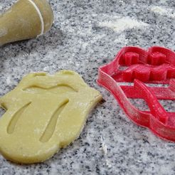 DSC03020.JPG Archivo STL cortante galletitas lengua tongue・Modelo de impresión 3D para descargar