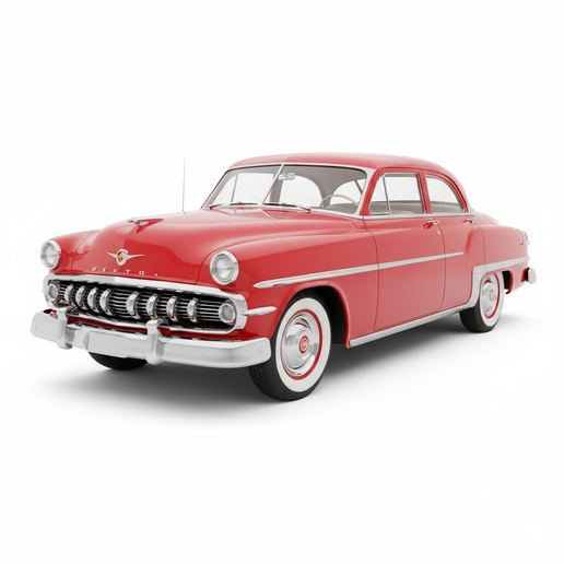 DeSoto Firedome (1952) coupe STL, tuned car STL, supercar STL, rat rod STL, car miniature STL, modern car STL, parking lot diorama STL, car showroom STL, body kit car STL, European supercar STL, street scene diorama STL, off road truck STL, race car STL,
