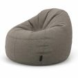 bean-8.jpg Comfortable Taupe Fabric Bean Bag Chair 3D Render