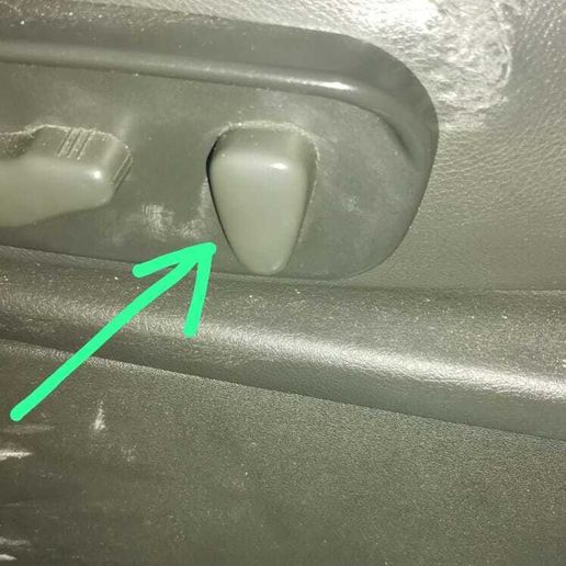 Nissan Navara D40 & Frontier Seat Adjustment Button / Power Seat Switch Knob (2005-2015)