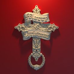 DoorKnockeR_MarcoV1.jpg Christmas Cross Door Knocker $2 BLACK FRIDAY Sale Ends Dec 25th.