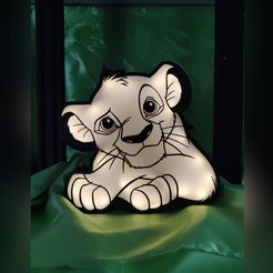 Screenshot_20221205_151655_Chrome.jpg STL file Lion King Lamp・3D printing model to download