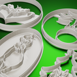 render_012.png STL file Set 8 cortadores Grinch・3D printing model to download