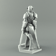 2warrior2.png ELF WARRIOR FEMALE CHARACTER GAME FIGURE 3D print model