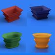 page03.jpg LILLY ABSTRACT FLOWER POT /  PLANTER SERIES