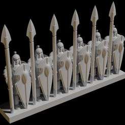 Elves_mk1b.jpg Free STL file High Elf Spearmen・3D printable model to download, Italianmoose