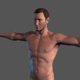 1.jpg Animated Naked Man-Rigged 3d game character Low-poly 3D model