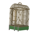 bird_cage-01 v30-03.png House Style Economy bird cage for finches, canaries, parakeets and other small birds 3d print cnc