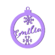 Emilia.stl Bola natal Emília