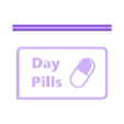 pasador.stl Pill dispenser - for daily pills