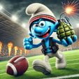 SmurfBomber.jpg Smurf or Halfling or Goblin or Gnome Football Team Part 2