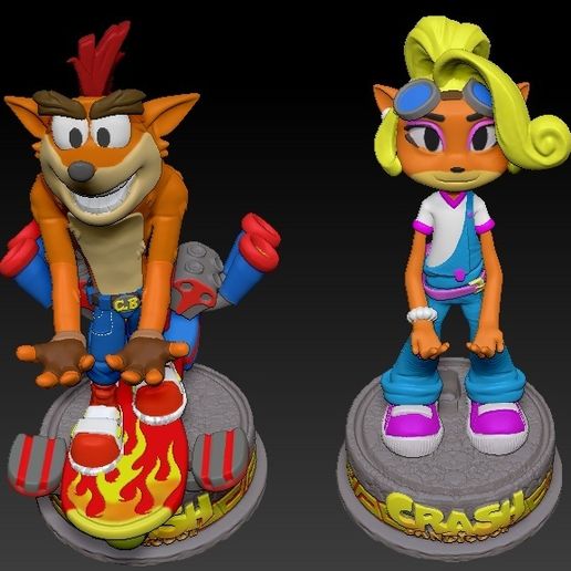 13-2.jpg STAND STAND JOYSTICK CRASH BANDICOOT COCO