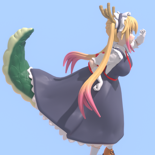 🐉 Tohru Miss Kobayashi's Dragon Maid・ STL File for ・Cults