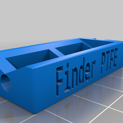 Finder_PTFE_Cutting_Jig.png Free STL file Flashforge Finder PTFE Tube Cutting Jig・3D printing template to download