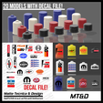 A.png The Definitive Oil Filter pack w/ decal files for scale autos and dioramas