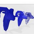 3.jpg Ram - Ram - Voxel - LowPoly - Wireframe 3D Model Print