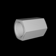 HC-500-6-wireframe.png Pipe Coupling 1/2" NPT