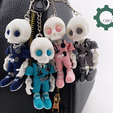 08.-Home-Decor-2-2.png Cobotech Articulated Skelly Nurse Keychain