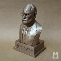 sigmund-freud-bust-portrait-3d-model-stl.jpg 3D file Sigmund Freud - Bust portrait 3D print model・3D print design to download, MarianoReySculptures