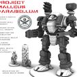 15mmMalleusParabellum-CoverImage.jpg 15mm Project Malleus Parabellum Main Battle Mecha (1/100th Scale)